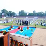 मुख्यमंत्री धामी ने कहा कि योग भारत की प्राचीन सांस्कृतिक धरोहर है, जो शरीर, मन और आत्मा के मध्य सामंजस्य स्थापित करने वाली वैज्ञानिक एवं जीवनोपयोगी पद्धति है।