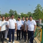 एमडीडीए उपाध्यक्ष बंशीधर तिवारी की देखरेख में सिटी फॉरेस्ट पार्क में भव्य योग आयोजन