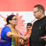 मंत्री गणेश जोशी ने बहनों को राखी के बदले उनकी रक्षा का वचन देते हुए उपहार भेंट किए