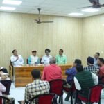 समाज कल्याण मंत्री खजानदास ने आढ़त बाजार चौड़ीकरण कार्यों को समय से पूरा करने के दिए निर्देश